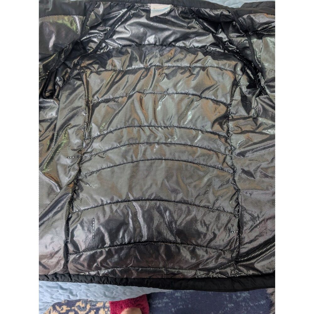 Columbia Omni-Heat Interchange Black Insulated Puffer Jacket Women's M Hiking - Picture 14 of 15